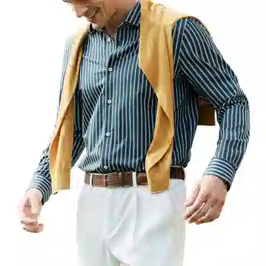 丹宁哲学 无束缚高回弹长绒棉面料长袖衬衫 男款