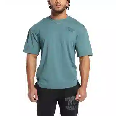 GYMSHARK Lifting Crewneck T-Shirt Denim Blue
