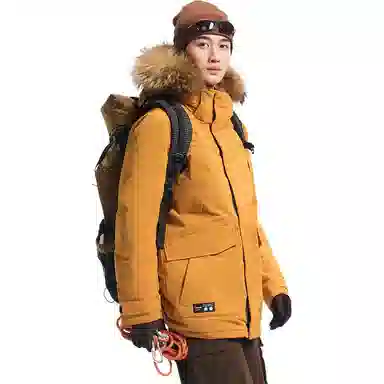 探路者 耐磨保暖防风羽绒服 男款 云杉橘