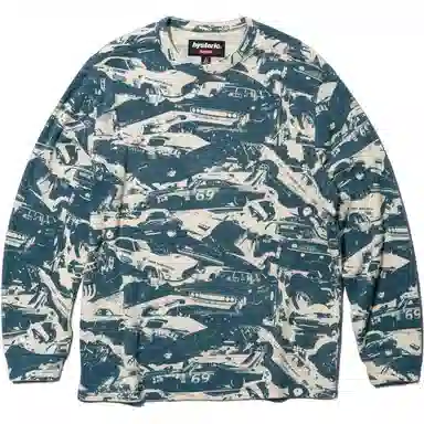 Supreme x HYSTERIC GLAMOUR Cars Thermal Blue