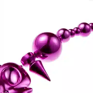 EVAE+MOB Necklace Pink Plated