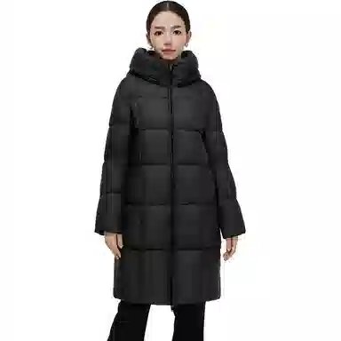 羽物 鸭绒泡芙感加厚保暖五格羽绒服 女款