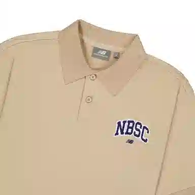 New Balance Polo Shirt Khaki