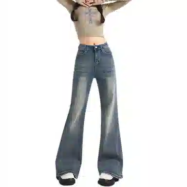 怪力萝莉 百搭时尚舒适牛仔裤 女款