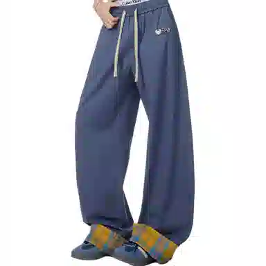 王者荣耀 美式高街个性时尚宽松舒适直筒休闲裤 男女同款