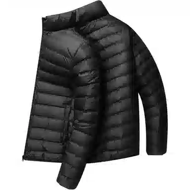 鸭鸭 立领短款休闲长袖羽绒服 男款