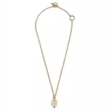 Hermes Original Cold Gold Necklace White