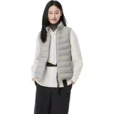 坦博尔 纯色立领羽绒马甲 女款