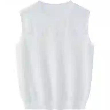 曲韩 蝴蝶结无袖圆领背心 女款