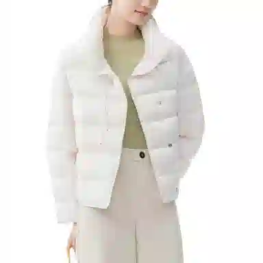 波司登 纯色盘扣立领透气羽绒服 女款