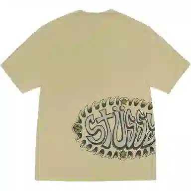 Stussy SS25 WAVE OVAL TEE PIGMENT DYED T