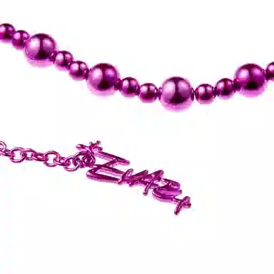 EVAE+MOB Necklace Pink Plated