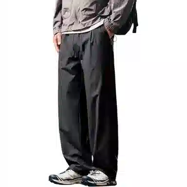 格蓝鹿 户外潮牌多巴胺色系宽松直筒垂感阔腿裤美式复古痞帅薄款速干休闲裤 男女同款