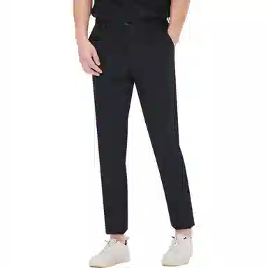 利郎 轻薄纯色中腰修身休闲裤 男款