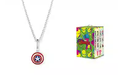 Pandora Marvel Captain America Necklace Set