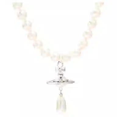 Vivienne Westwood One Row Pearl Drop Choker