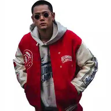 Li-Ning x Billionaire Boys Club Red Cotton Jacket