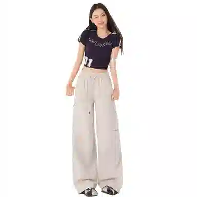 玫丝朵 纯色时尚百搭休闲裤 女款