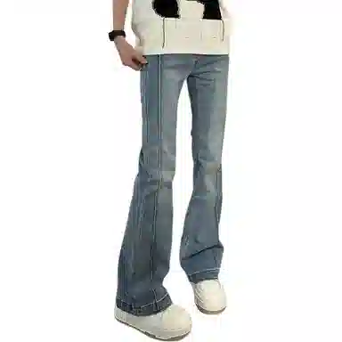 怪力萝莉 修身高腰舒适牛仔裤 女款