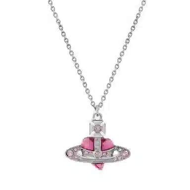 Vivienne Westwood Diamante Saturn Necklace