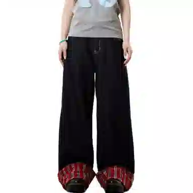 JUFU Vintage Embroidered Jeans