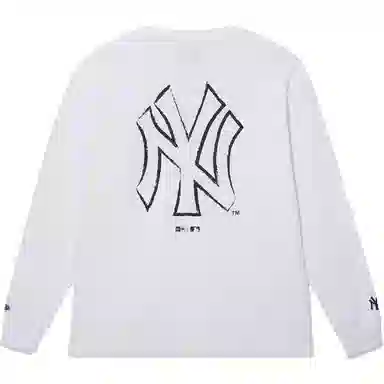 New Era FW25 MLB New York Yankees Rebellion College Long Sleeve Tee