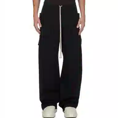 Rick Owens DRKSHDW FW24 Loose Sweatpants Black