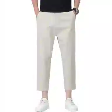 炳盛 夏季薄款弹力直筒宽松凉感休闲裤 男女同款