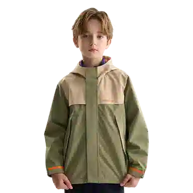 诺诗兰 防风防水舒适保暖户外休闲运动秋季冲锋衣 青少年