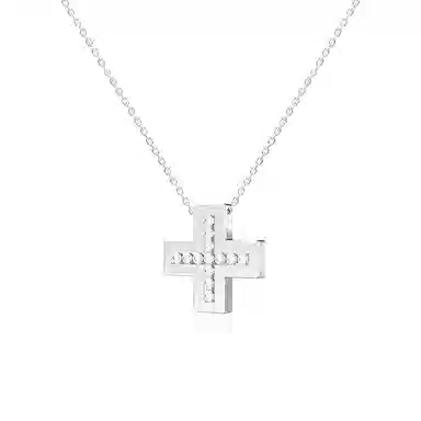 RAWNESS Cross Pendant Necklace