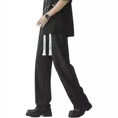 独驰 垂坠感宽松直筒舒适潮流百搭休闲裤 男女同款