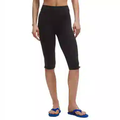 lululemon Groove High-Rise Notched-HemCropNulu 15"