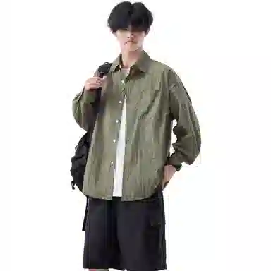 帝狼牛 山系户外翻领宽松舒适落肩防晒服 男女同款