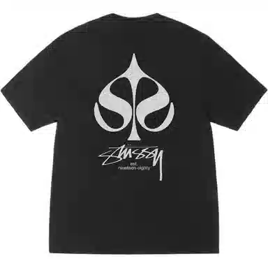 Stussy SS25 SPADE TEE PIGMENT DYED logoT