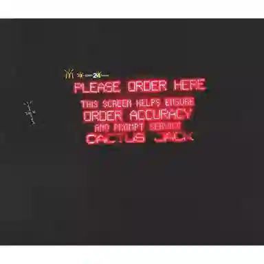 Travis Scott x McDonald's Order Here T-Shirt Black