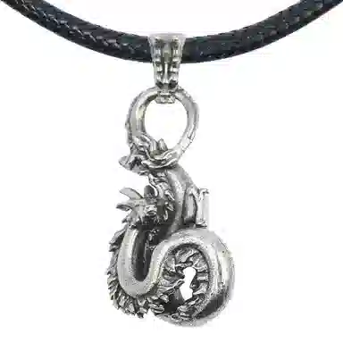 【可定制刻字】 白木黑冰 盘龙 生肖 本命年新中式潮流时尚高级感 银合金 项链 男款 礼盒