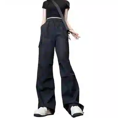 煦加 宽松伞兵微弹速干工装裤 男女同款