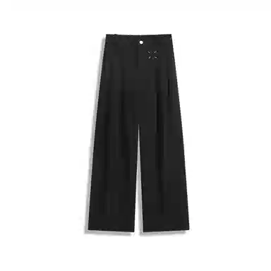 欧路得 美式垂感宽松纯色休闲裤 男款