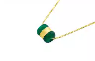 指尖瑰宝 转运珠 路路通 青白玉 项链 女款 礼物