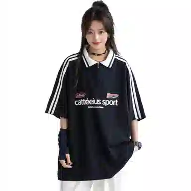 WHAZLAB jerseyfitvintagePolo