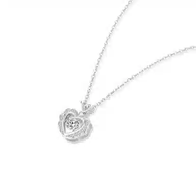 谷作 心心相恋小众轻奢高级感 合金 项链 女款