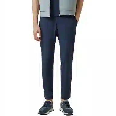 迪柯尼 纯色中腰直筒型休闲裤 男款