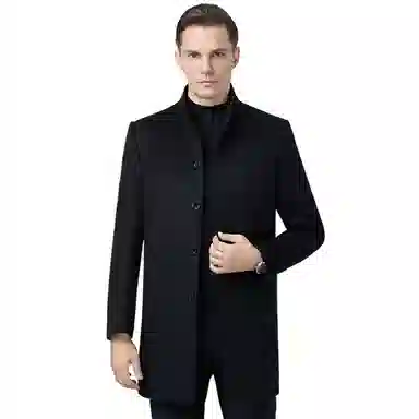 Devanro Wool Coat Black