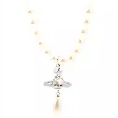 Vivienne Westwood One Row Pearl Drop Choker