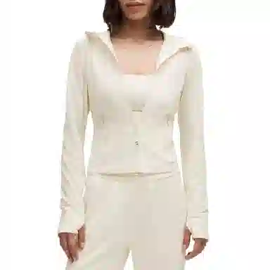 lululemon Define Cropped Hooded Jacket Mesh