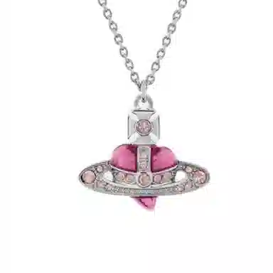 Vivienne Westwood Diamante Saturn Necklace
