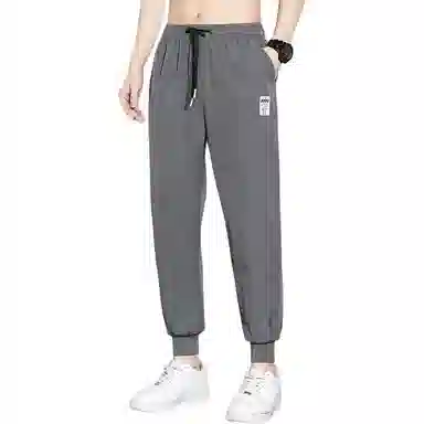 顶峰保罗 简约百搭复古宽松运动速干舒适时尚休闲裤 男女同款