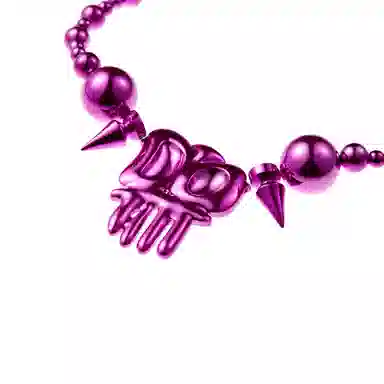 EVAE+MOB Necklace Pink Plated