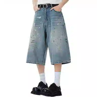 R.super Denim Shorts