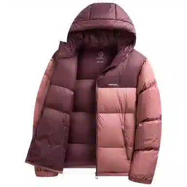 鸭鸭 时尚运动系列 韩版休闲短款连帽外套户外防寒保暖基础款面包羽绒服 通用